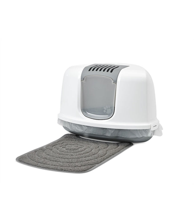 Savic Hoek Kattenbak Nestor Grijs / Wit