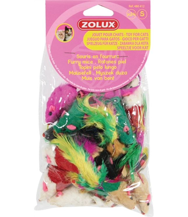 Zolux Kattenspeelgoed Bontmuisjes Assorti