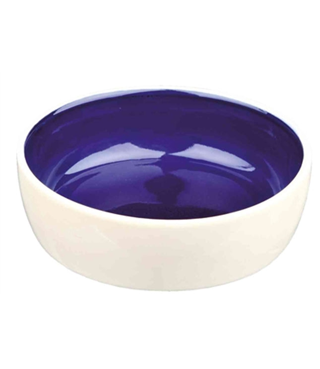Trixie Voerbak Kat Keramiek Creme / Blauw