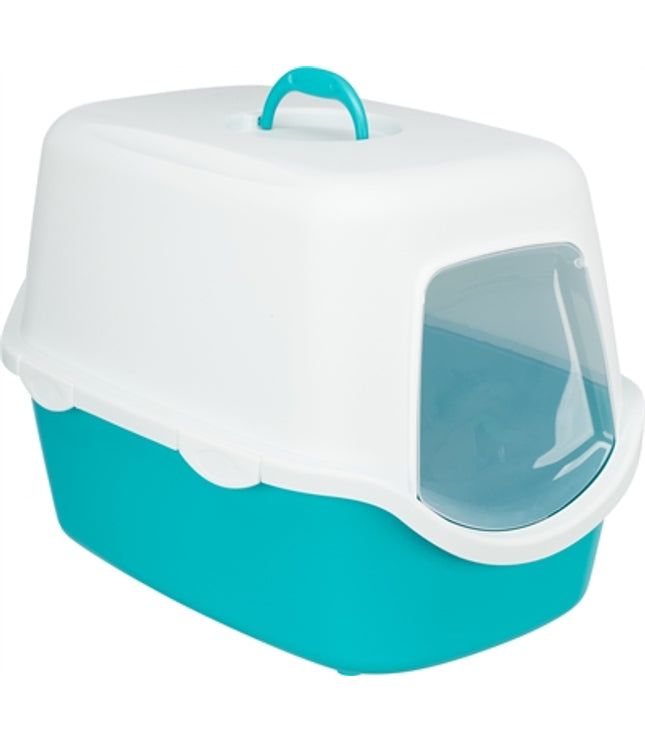Trixie Kattenbak Vico Turquoise / Wit