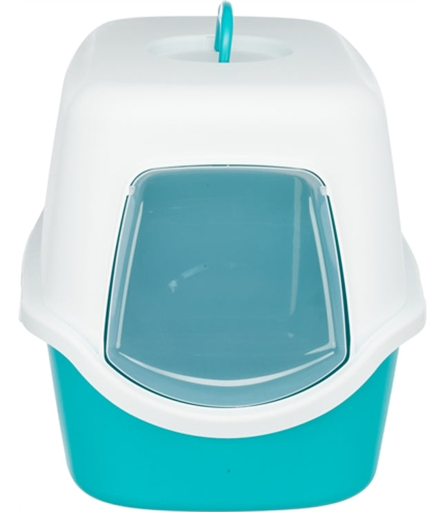 Trixie Kattenbak Vico Turquoise / Wit