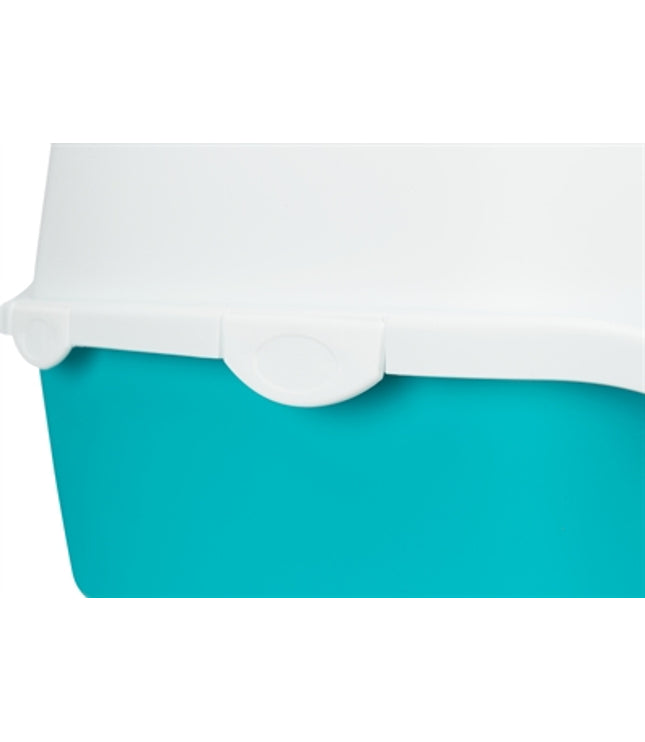 Trixie Kattenbak Vico Turquoise / Wit