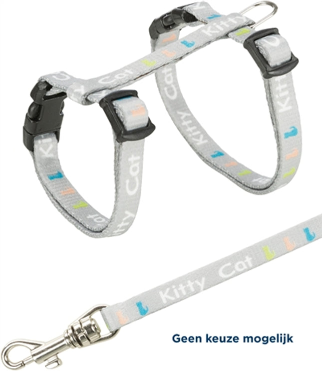 Trixie Kittentuig Junior Met Riem Kitty Cat Assorti