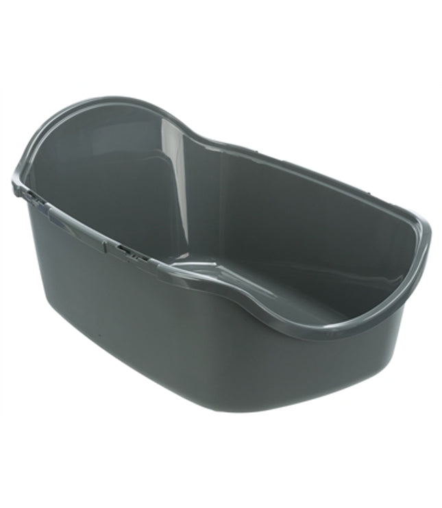 Trixie Be Eco Gerecycled Kattenbak Vico Met Kap Antraciet/Groen