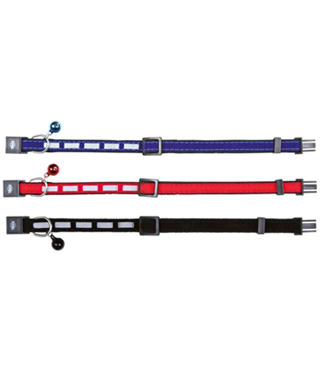 Trixie Halsband Kat Safer Life Fluweel Reflecterend Assorti