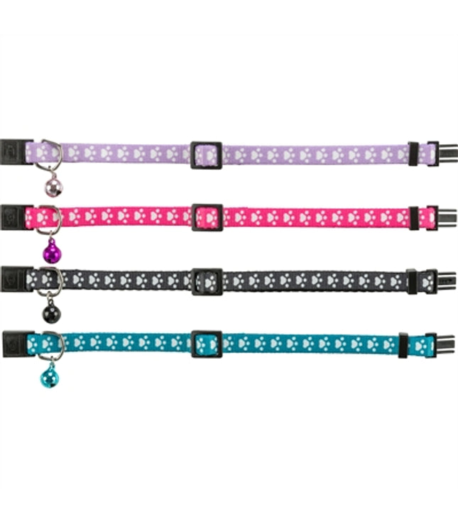 Trixie Halsband Kat Print Poot Elastisch Assorti