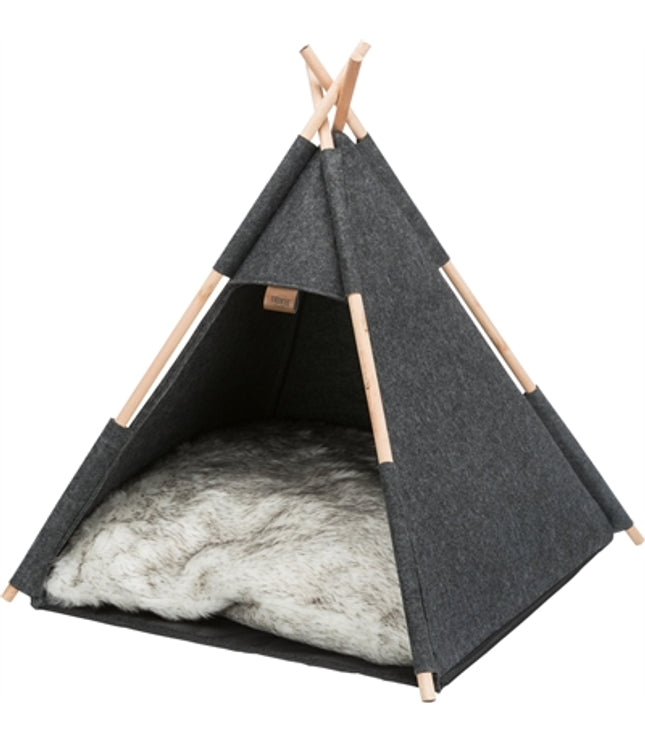 Trixie Kattenmand Tipi Vilt Antraciet