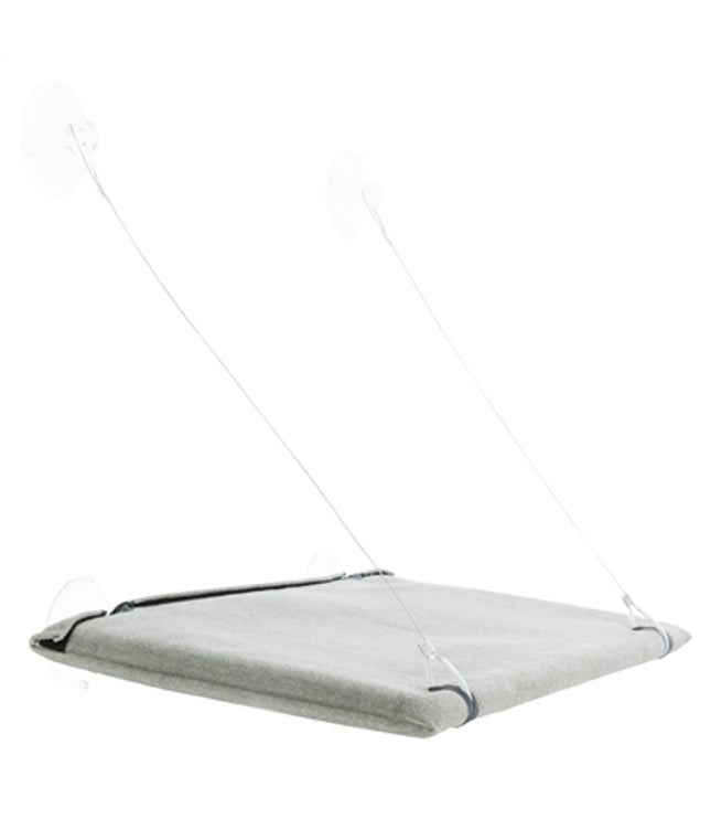 Trixie Kattenmand Hangmat Raam Velours Grijs