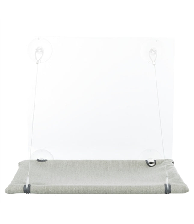 Trixie Kattenmand Hangmat Raam Velours Grijs