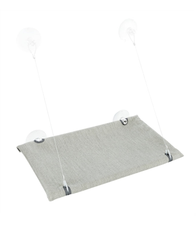 Trixie Kattenmand Hangmat Raam Velours Grijs