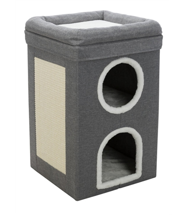 Trixie Krabpaal Cat Tower Saul Grijs