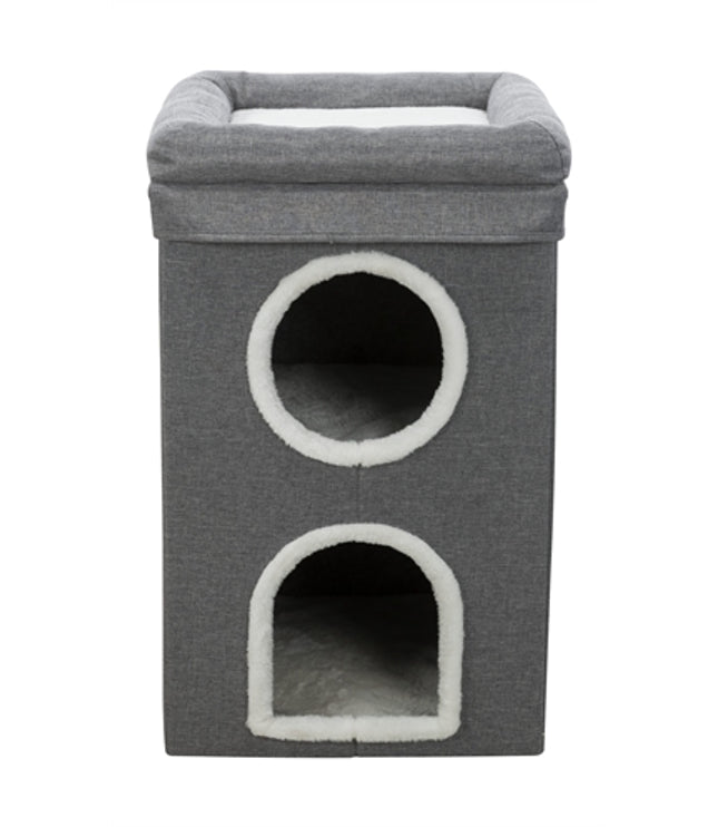 Trixie Krabpaal Cat Tower Saul Grijs
