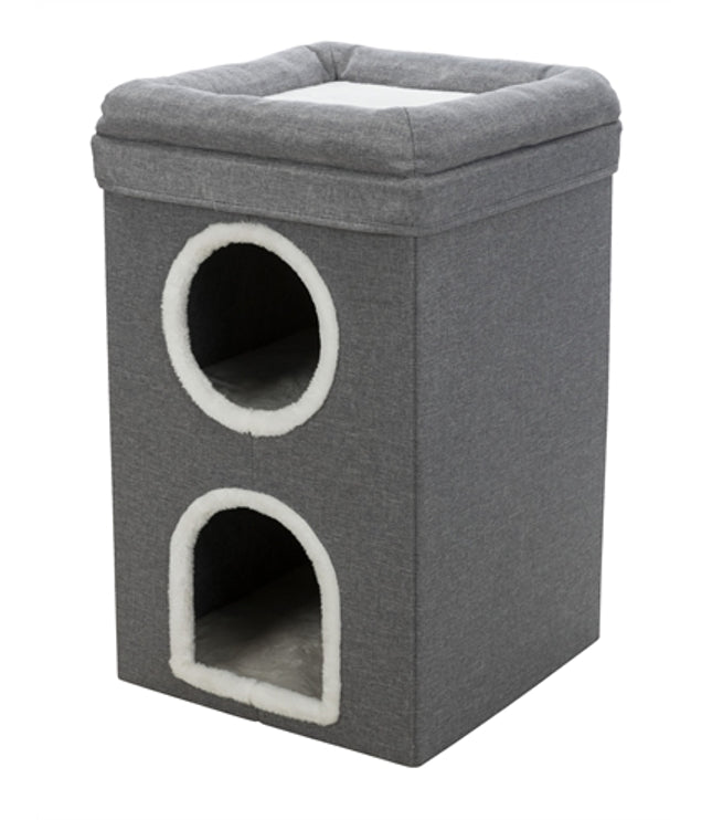 Trixie Krabpaal Cat Tower Saul Grijs