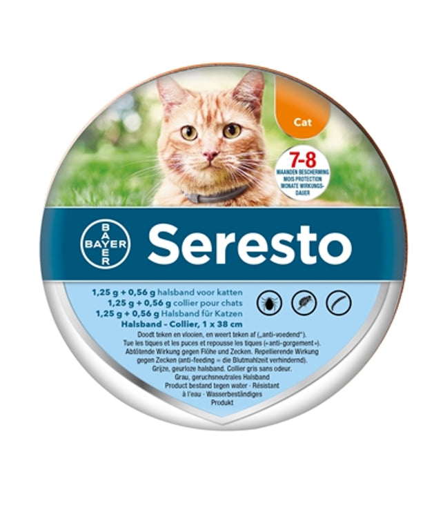 Bayer Seresto Teken- En Vlooienband Kat