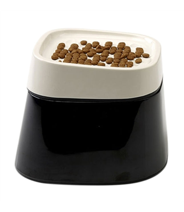 Savic Ergo Cube Voerbak Creme / Zwart