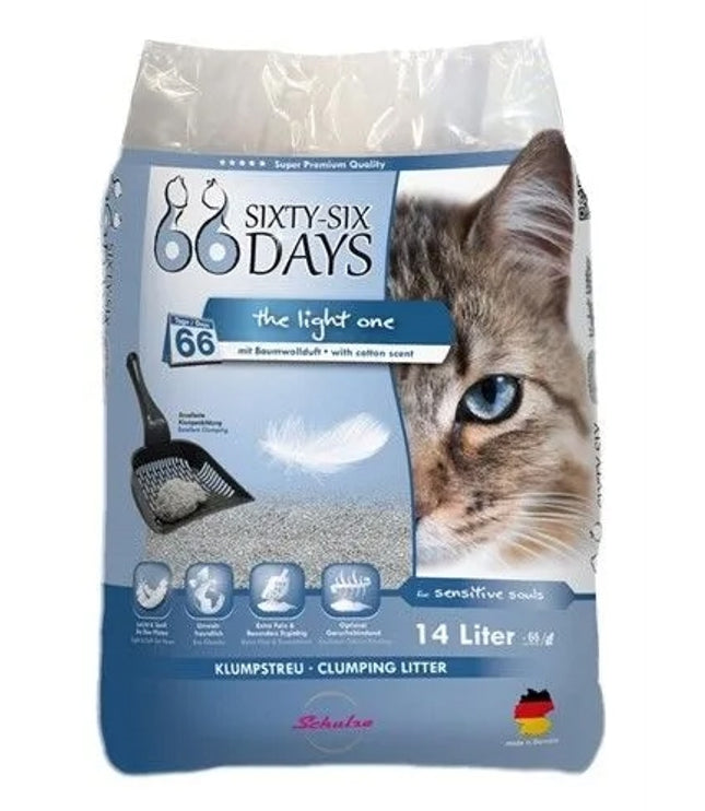 Merkloos 66 Days Cotton Light Kattenbakvulling