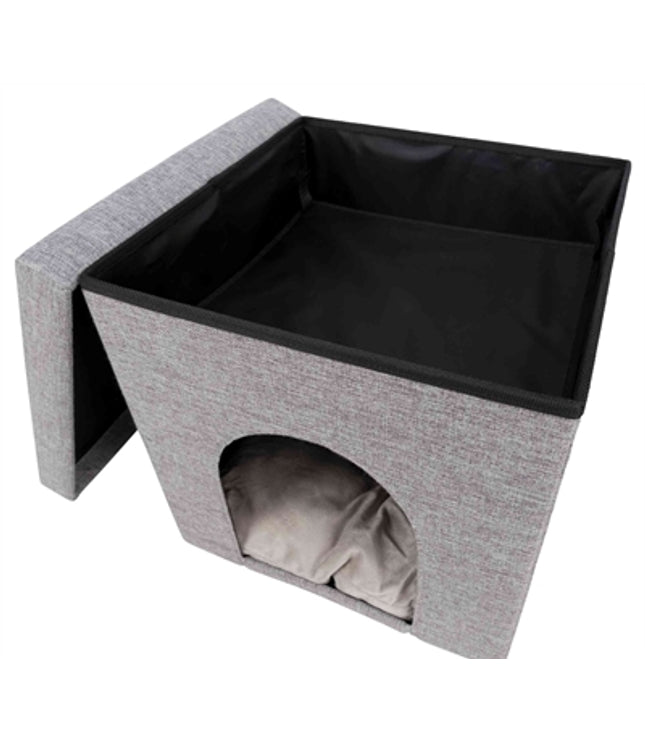 Trixie Poef Kattenmand Relax-Iglo Alois Grijs