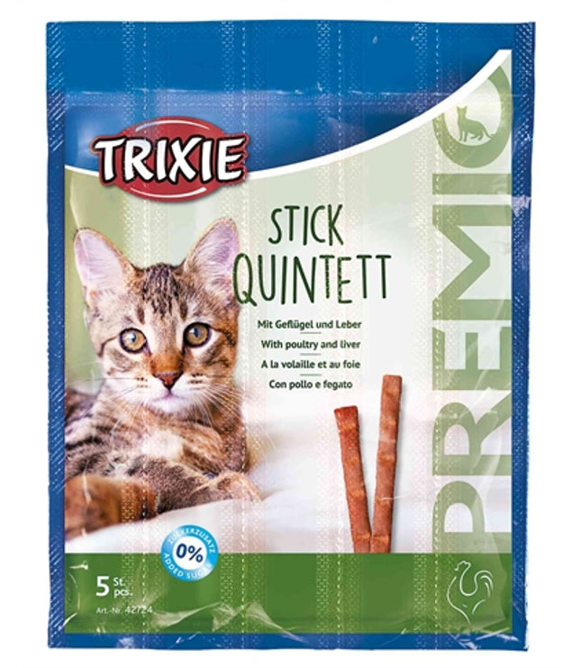 Trixie Premio Stick Quintet Gevogelte / Lever