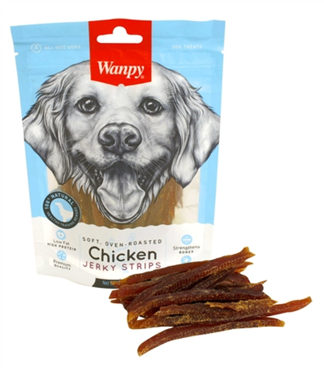 Wanpy Soft Oven-Roasted Chicken Jerky Strips