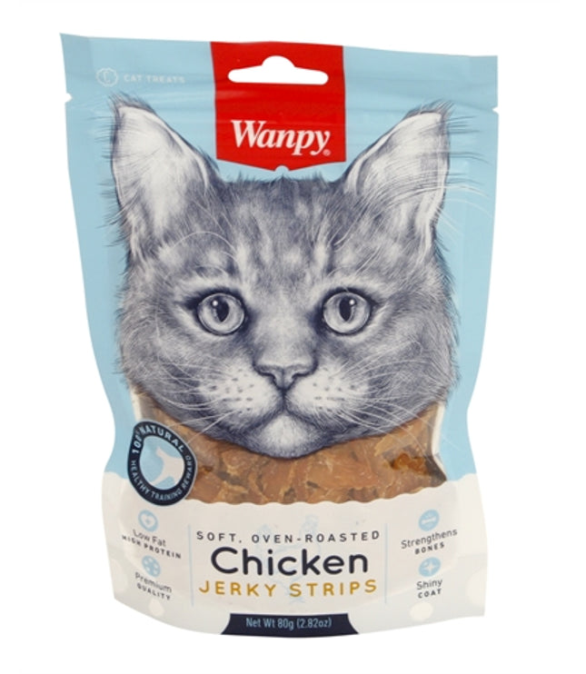 Wanpy Soft Oven-Roasted Chicken Jerky Strips