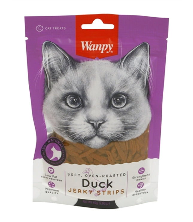 Wanpy Soft Oven-Roasted Duck Jerky Strips