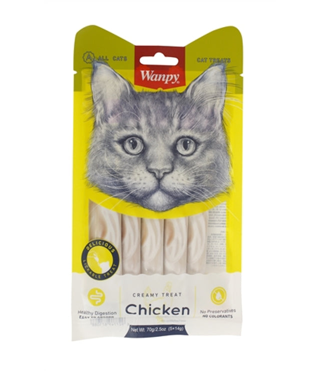 Wanpy Creamy Lickable Treats Chicken