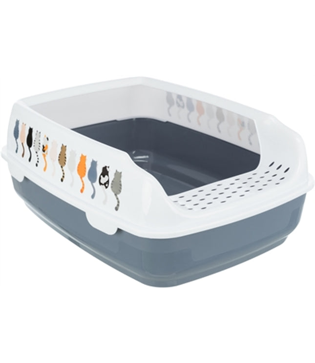 Trixie Kattenbak Delio Paars / Wit