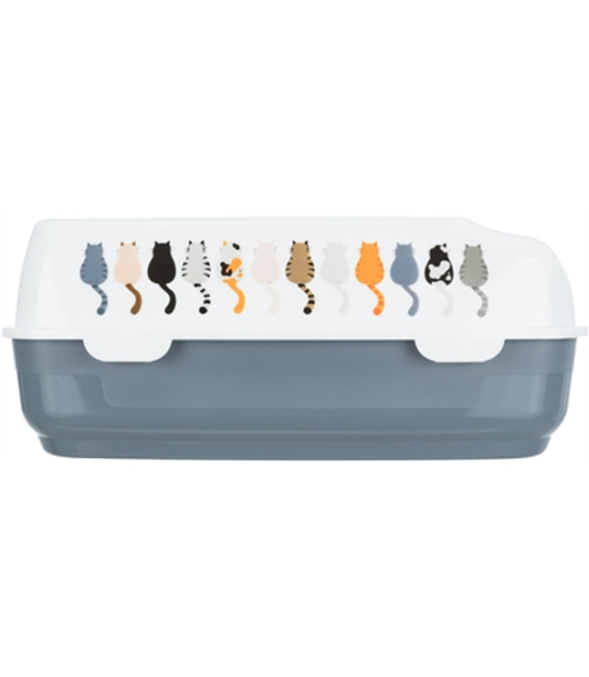 Trixie Kattenbak Delio Paars / Wit