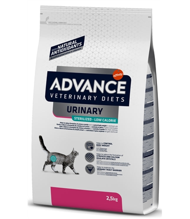 Advance Veterinary Diet Cat Urinary Sterilized Minder Calorieën