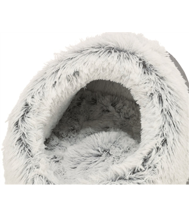 Trixie Kattenmand Iglo Harvey Grijs / Wit-Zwart