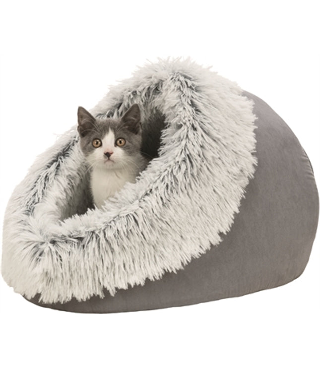 Trixie Kattenmand Iglo Harvey Grijs / Wit-Zwart