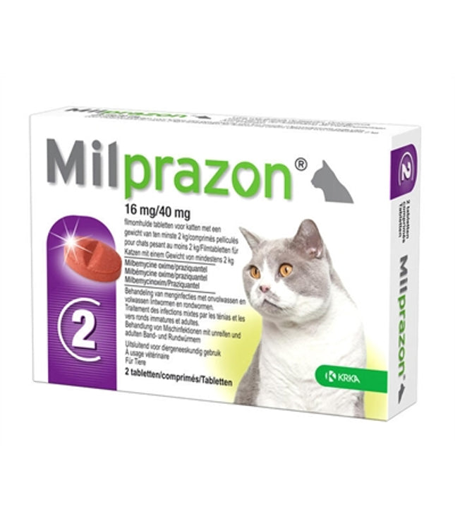 Krka Milprazon Ontwormingstabletten Kat