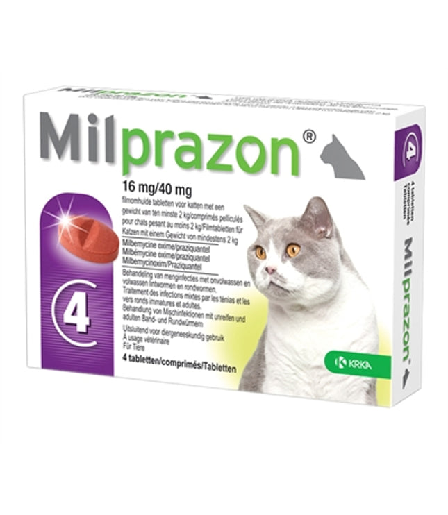 Krka Milprazon Ontwormingstabletten Kat