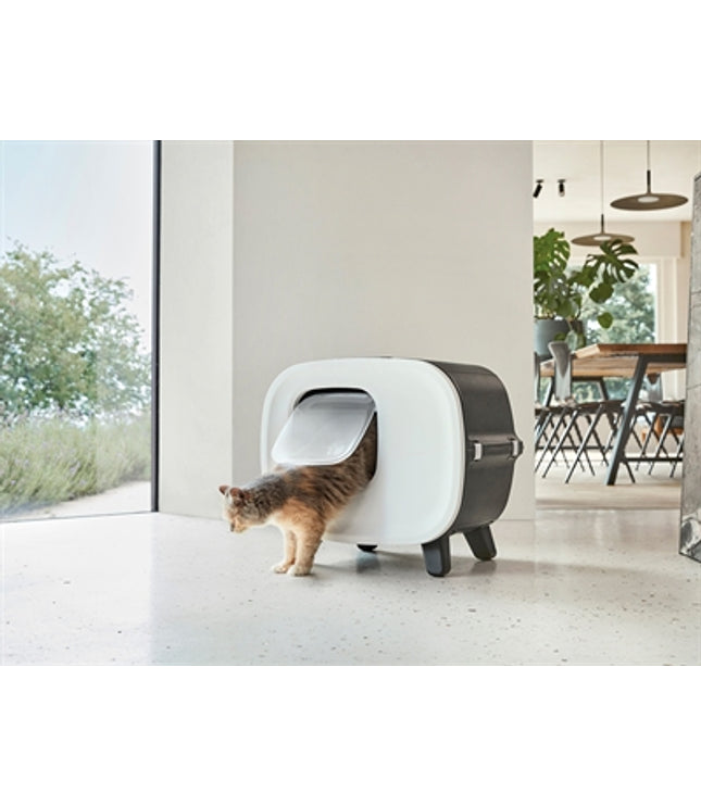 Savic Kattenbak Mira Deluxe Antraciet / Wit