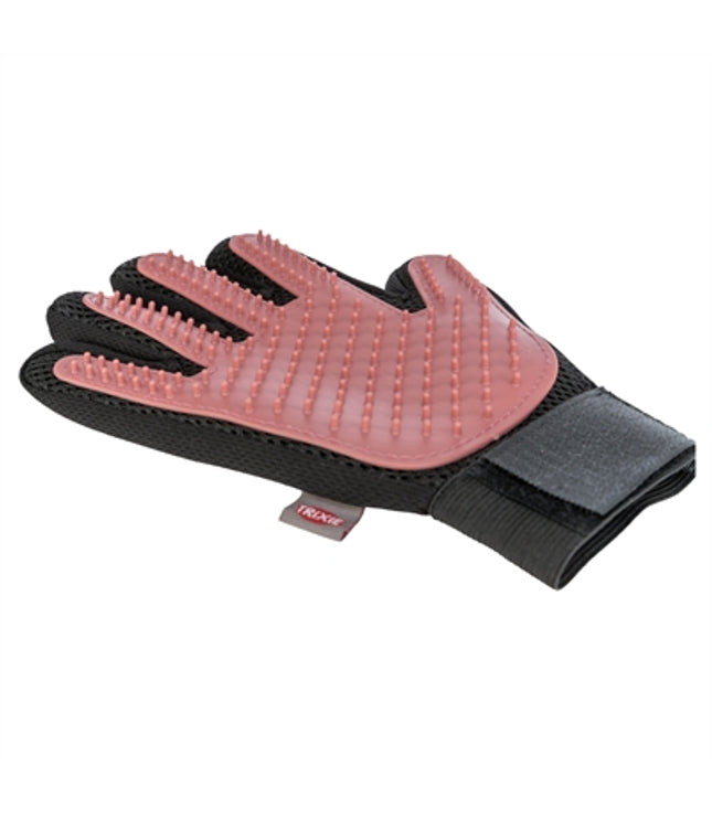 Trixie Vachtverzorgingshandschoen Mesh-Materiaal / Tpr Roze / Zwart
