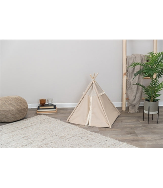 Trixie Kattenmand Tipi Boho Beige