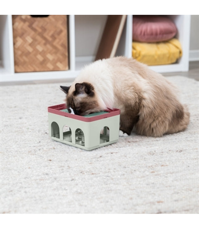 Trixie Cat Activity Rod Box Wit / Bordeaux