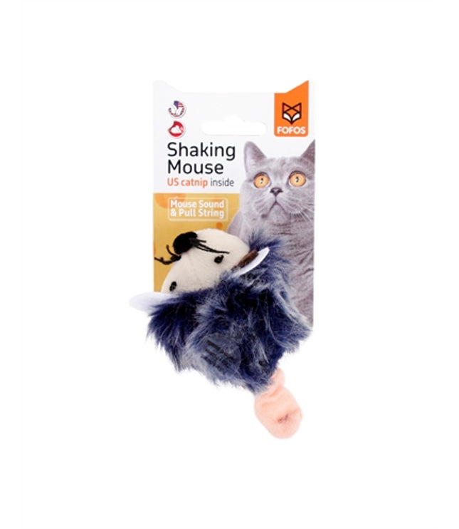 Fofos Shaking Muis Met Geluid Grijs