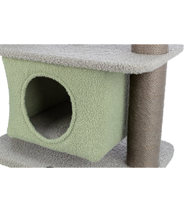 Trixie Kitten Krabpaal Lunito Grijs / Mintgroen