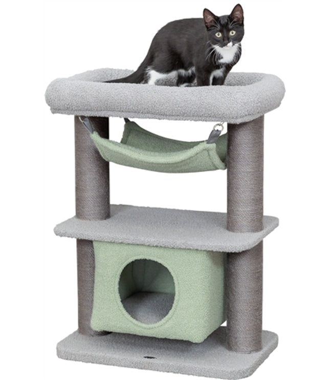 Trixie Kitten Krabpaal Lunito Grijs / Mintgroen