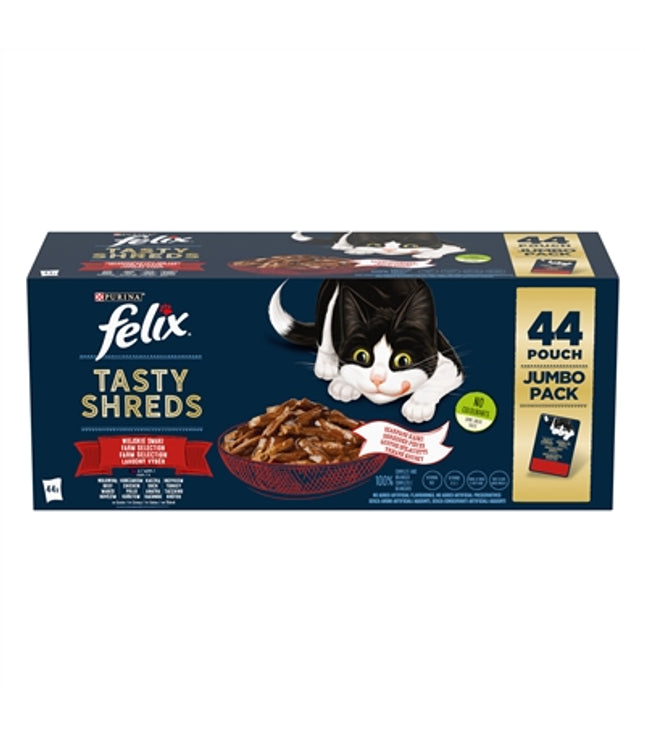 Felix Heerlijke Reepjes Farm Selectie Rund / Kip / Eend / Kalkoen