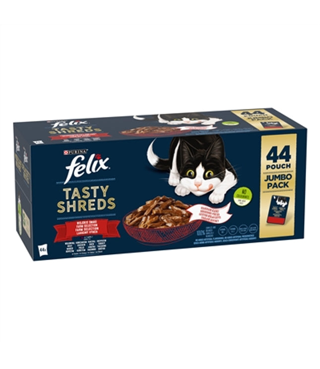 Felix Heerlijke Reepjes Farm Selectie Rund / Kip / Eend / Kalkoen
