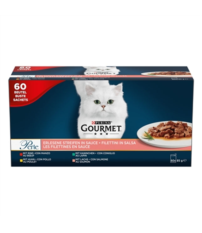 Gourmet Perle Mini Filets In Saus Kip / Konijn / Rund / Zalm
