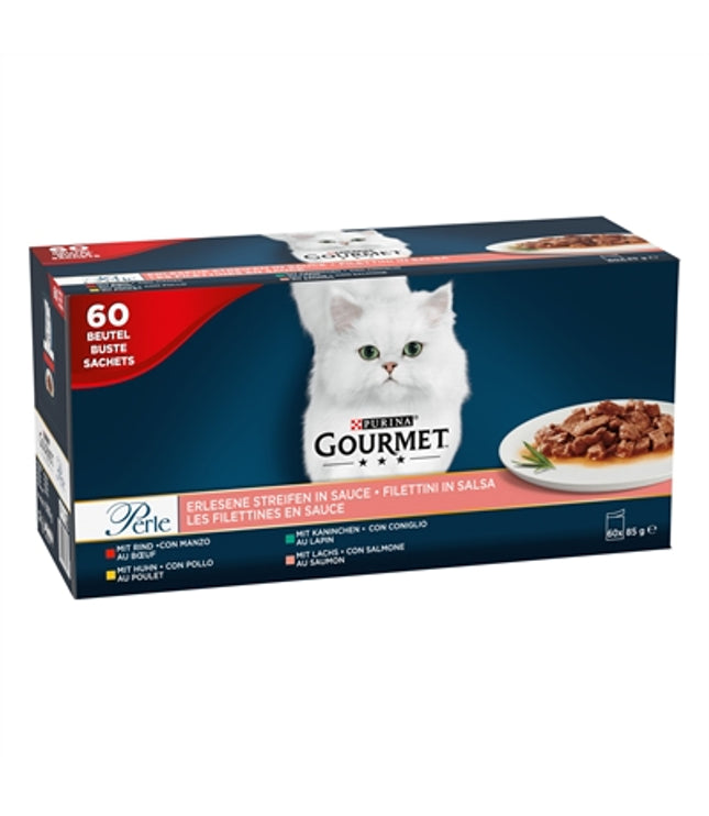 Gourmet Perle Mini Filets In Saus Kip / Konijn / Rund / Zalm