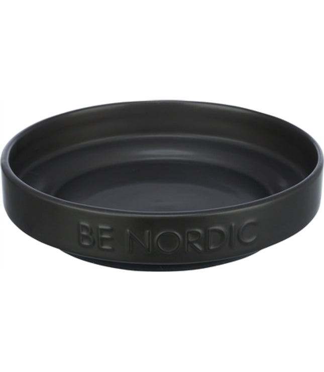 Trixie Be Nordic Voerbak Kat Keramiek / Rubber Zwart