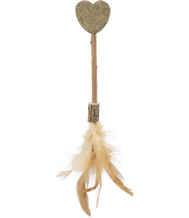 Trixie Matatabi Lolly Hart Catnip Kattenspeelgoed Met Veren