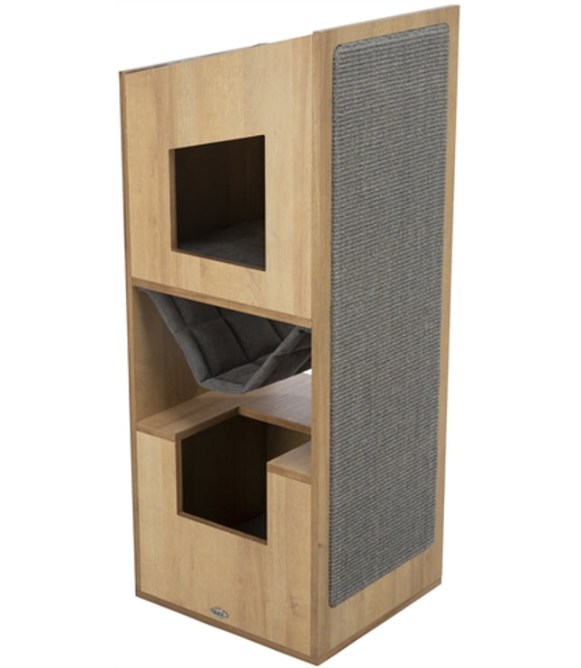 Trixie Citystyle Cat Tower Bruin / Grijs