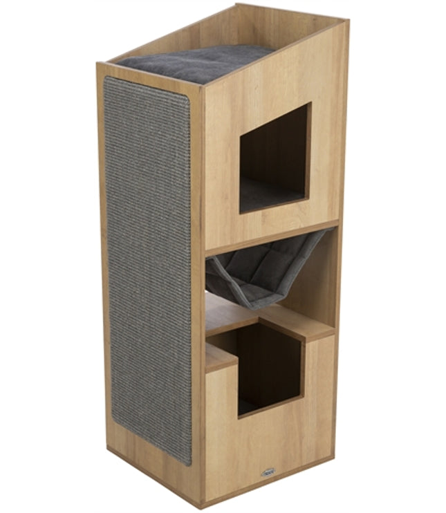 Trixie Citystyle Cat Tower Bruin / Grijs