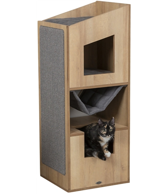 Trixie Citystyle Cat Tower Bruin / Grijs