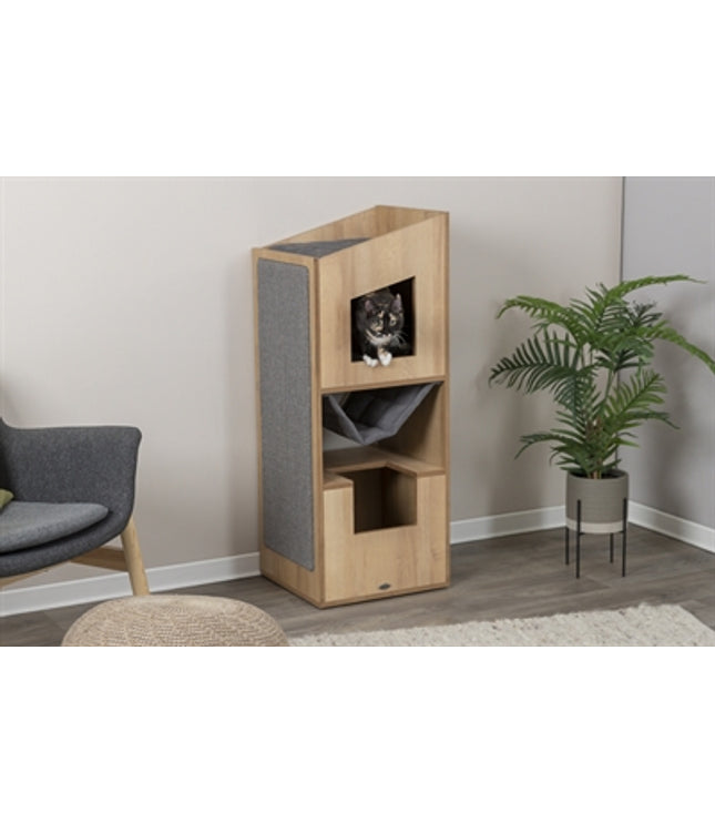 Trixie Citystyle Cat Tower Bruin / Grijs